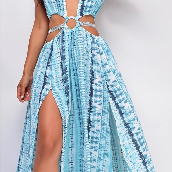 Double Slit Maxi Dress NWT - Picture 5 of 6